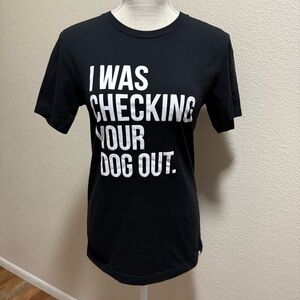 RescueStrong - Black Dog Lover T-Shirt - Size Small